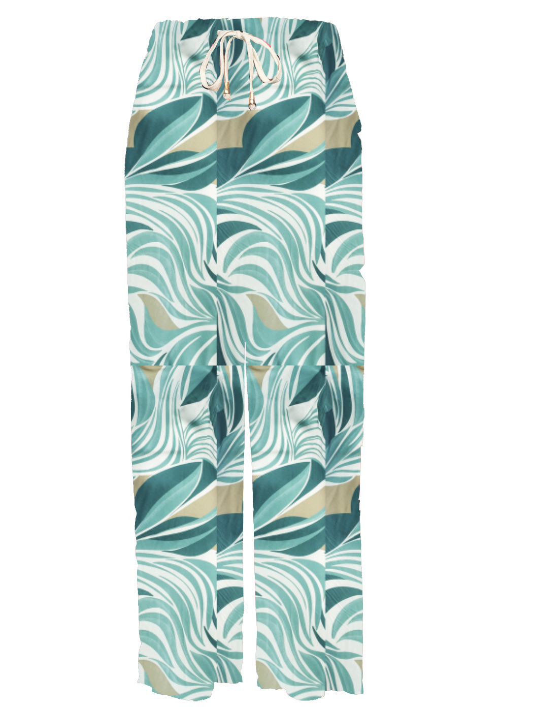 PANTALONE COULISSE STAMPATO, 4TG - ABSTRACT